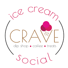 Crave Ice Cream Social Logo