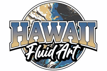 <strong>Hawaii Fluid Art</strong> Logo